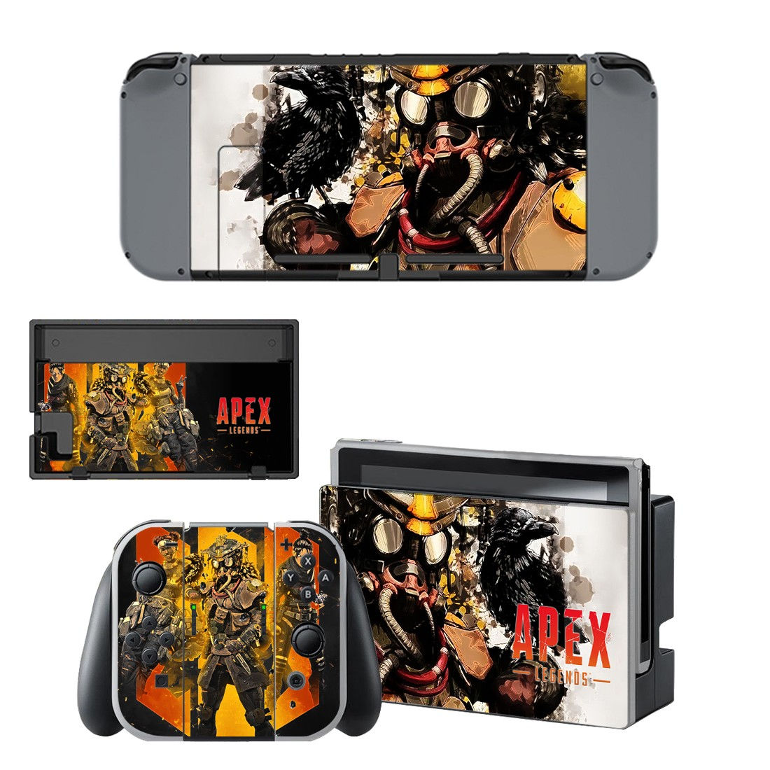 Wallpaper #z52DZJcBkAG5jTCHW7Au196 Apex Legends Decal Skin for Nintendo Switch Console and Controllers