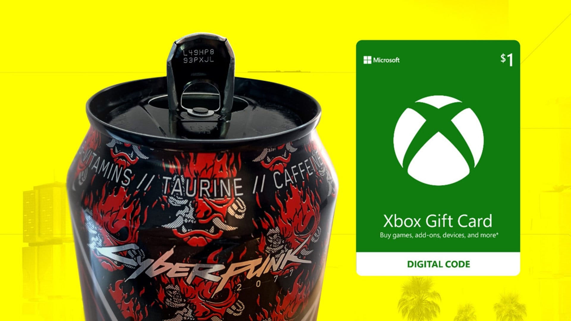 Wallpaper #Zxn5Ho8BtGB6xQ78Tnqd32 Cyberpunk 2077 Rockstar Energy Cans Give Players Exclusive Rewards