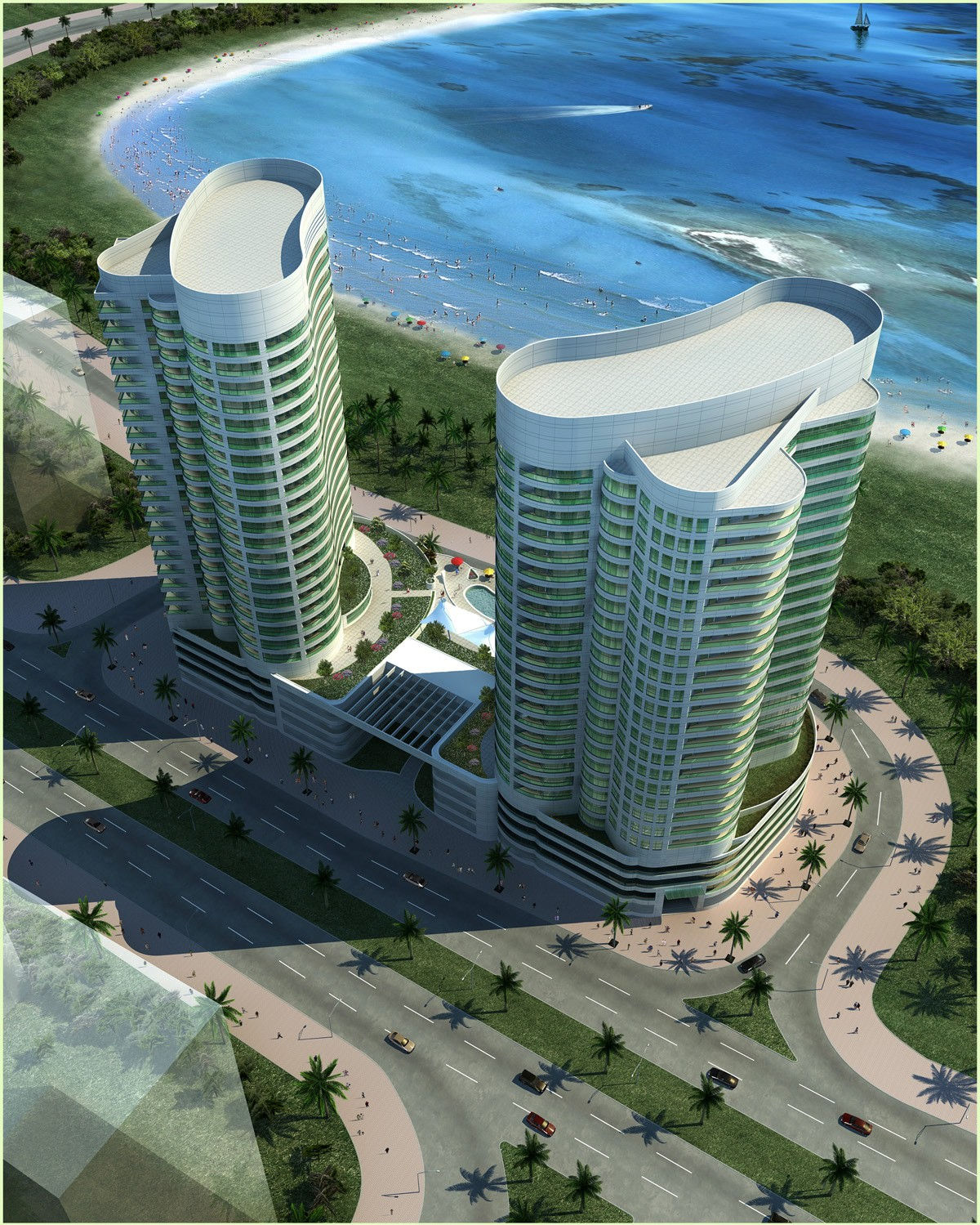Wallpaper #x2cF8ZIBSpphPi3-oGll247 Ga Architects Abu Dhabi Beach Towers Al Reem