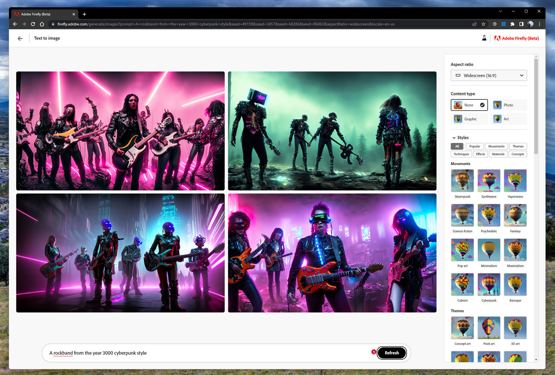 Wallpaper #8UCuL5MBJhL2WPbau73383 Hands on with Adobe Firefly Their Entry into the Crowded AI Generated