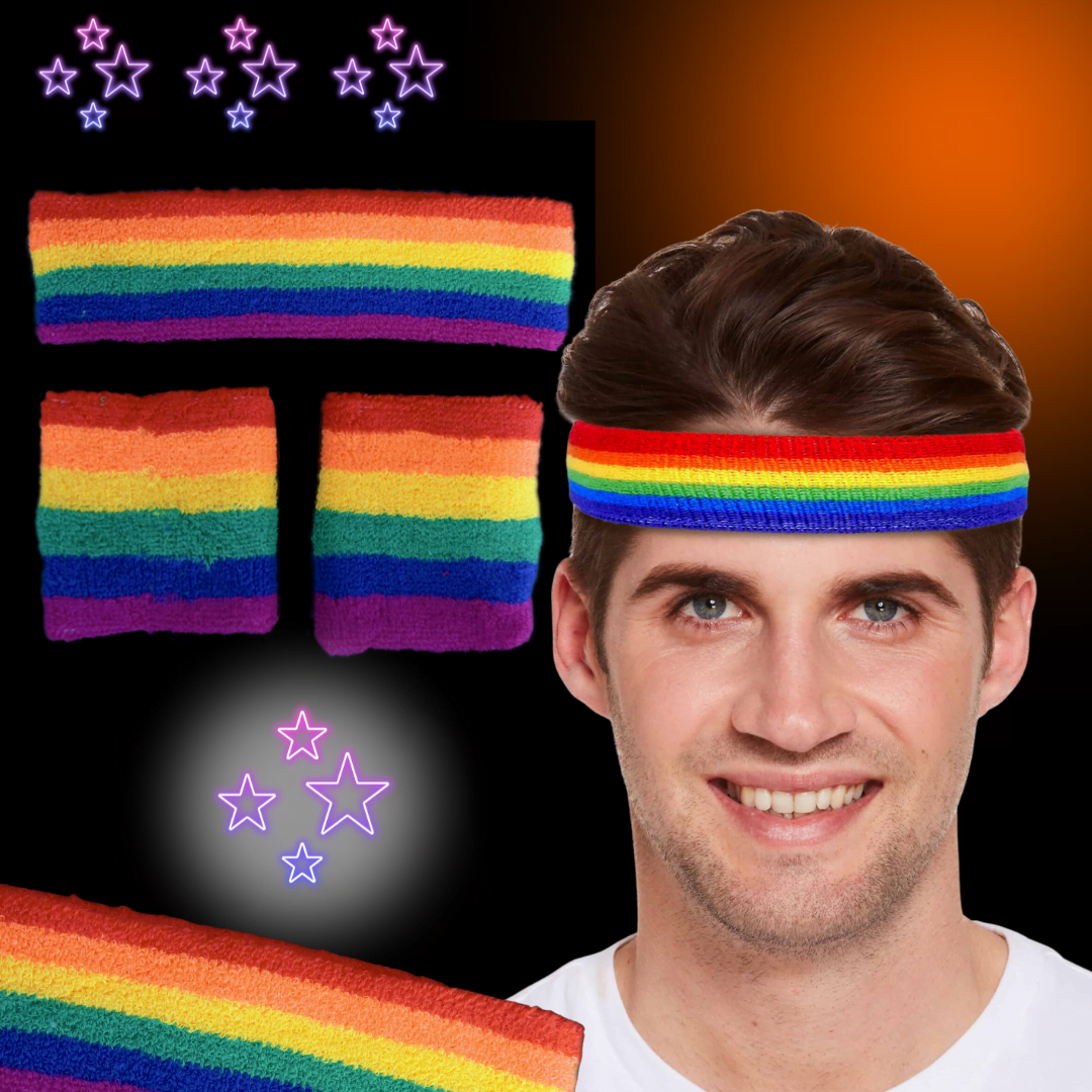 Wallpaper #fmeh-pIBSpphPi3-95Fq533 Pride Headband Wristband Set Glowtopia