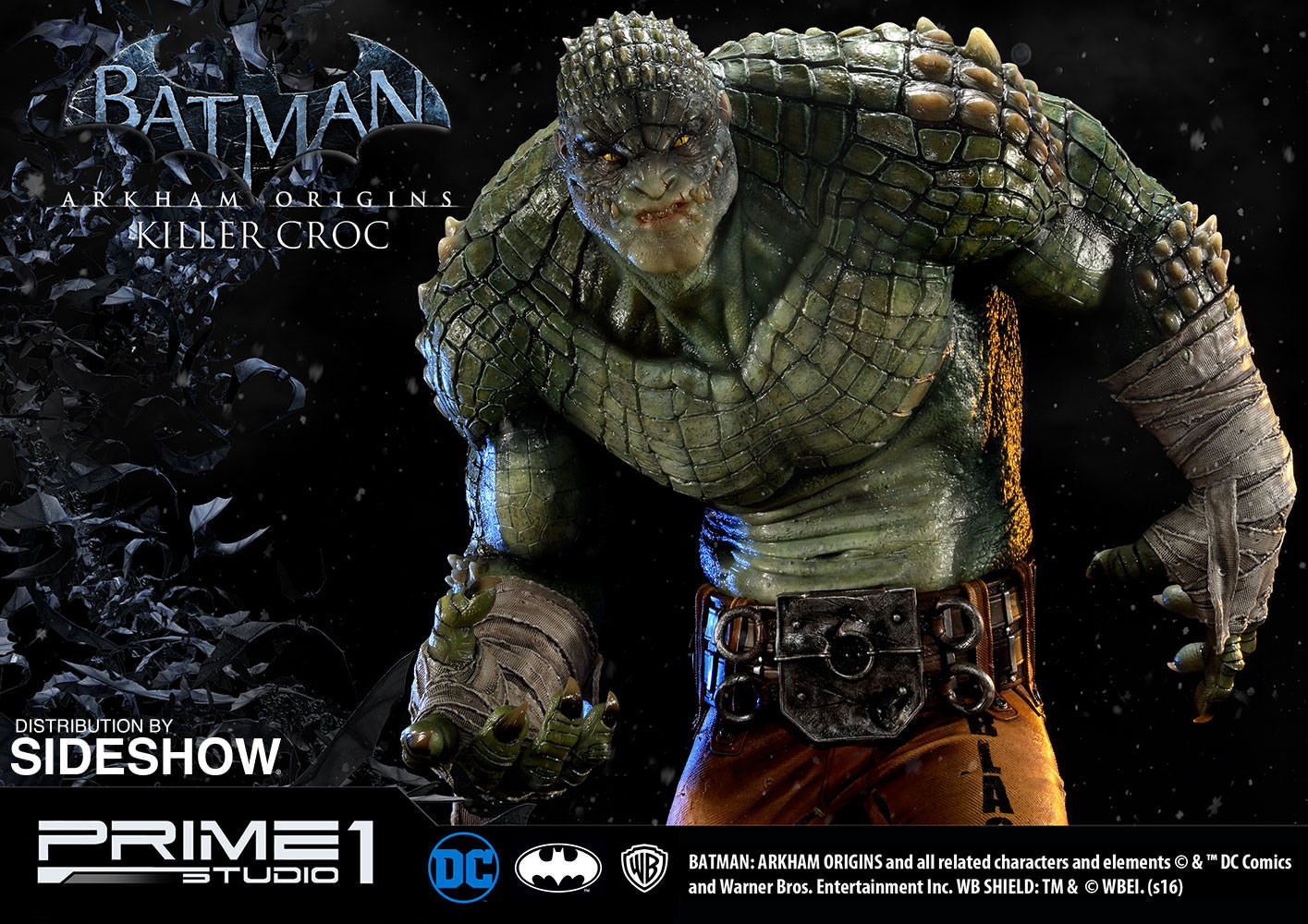 Wallpaper #dRnQH48BtGB6xQ78fXzE38 Batman Arkham Origins Killer Croc Statue