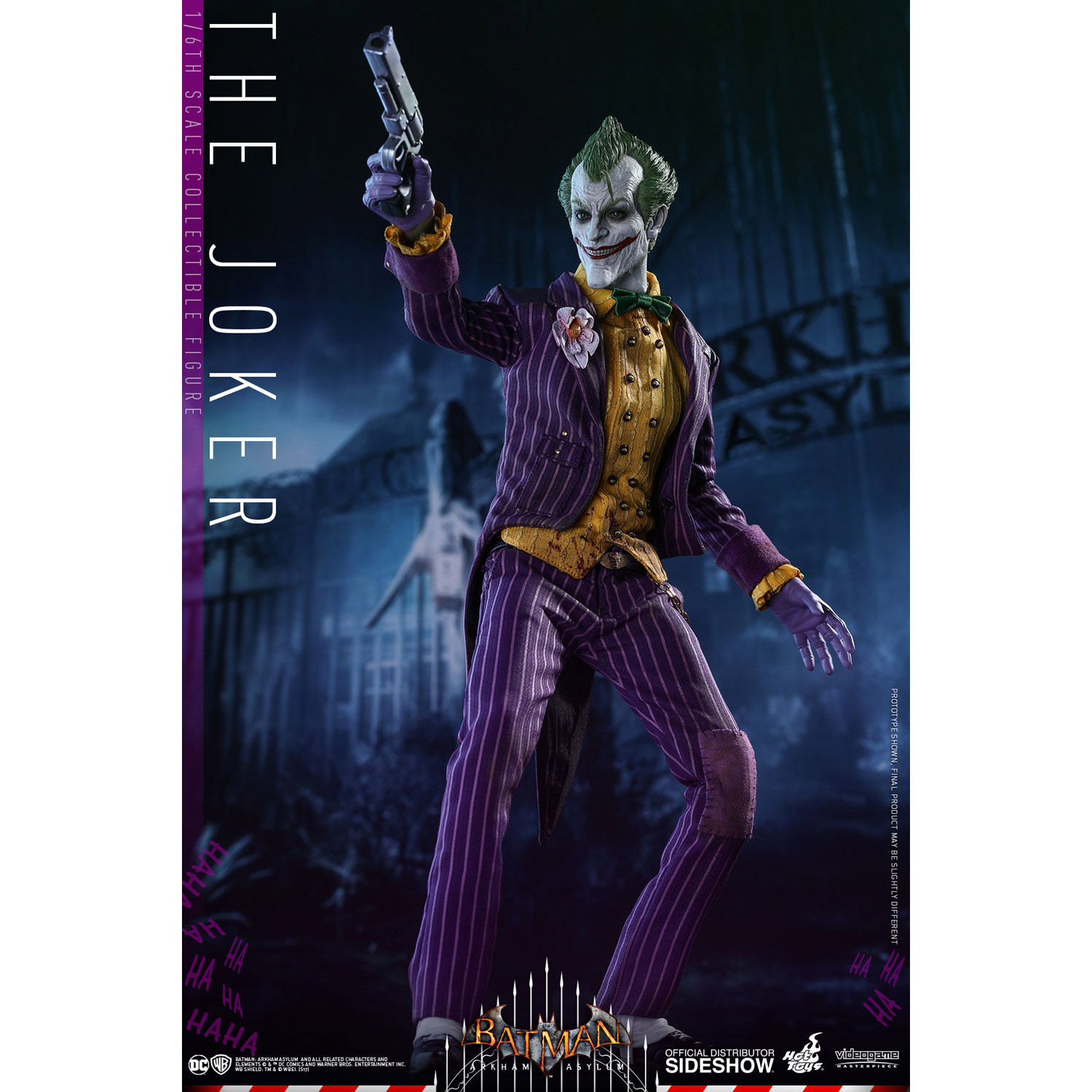 Wallpaper #jGg6HZMBSpphPi3-6iXI43 Batman Arkham Asylum the Joker Sixth Scale Figure Geekalerts