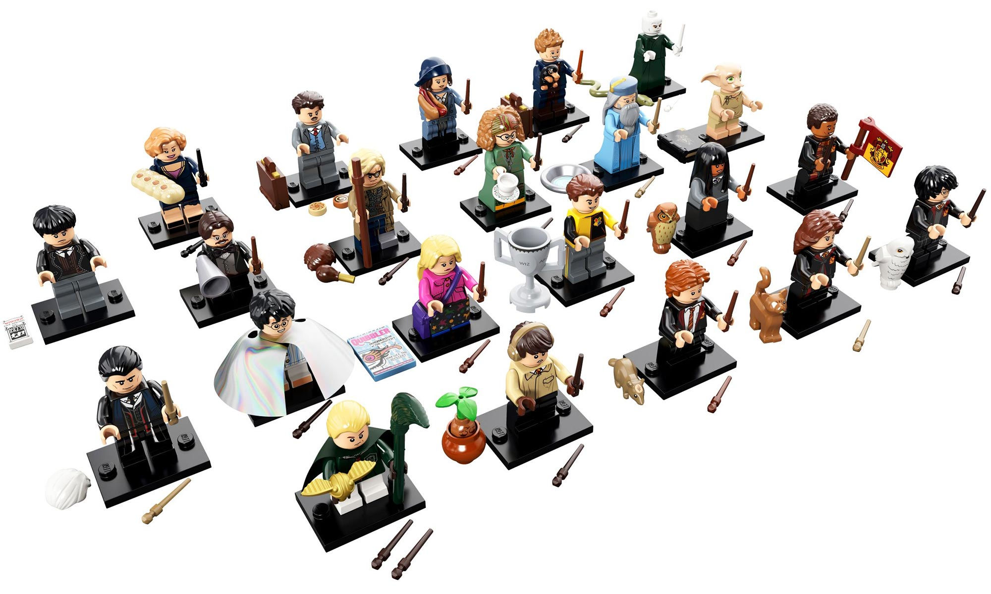 Wallpaper #tp-vV5MBcUVgGJNoe68-209 Harry Potter and Fantastic Beasts Lego Minifigure Collection Geekalerts
