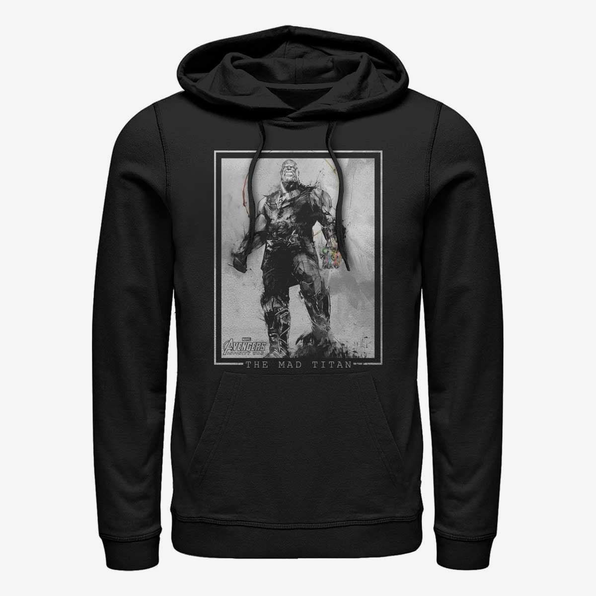 Wallpaper #CqUOOJMBVBiSkHCaOI2c392 Merch Marvel Avengers Infinity War Mad Titan Thanos Unisex Hoodie