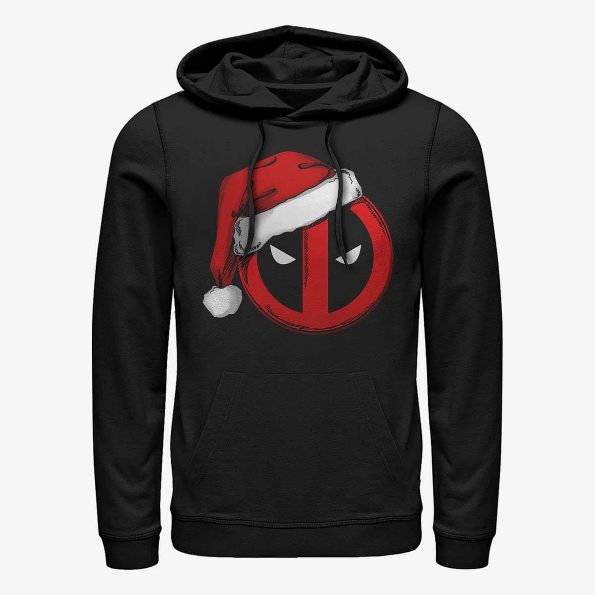 Wallpaper #xzG0NZMB5zzyi_yYrFcC64 Merch Marvel Deadpool Deadpool Santa Hat Unisex Hoodie