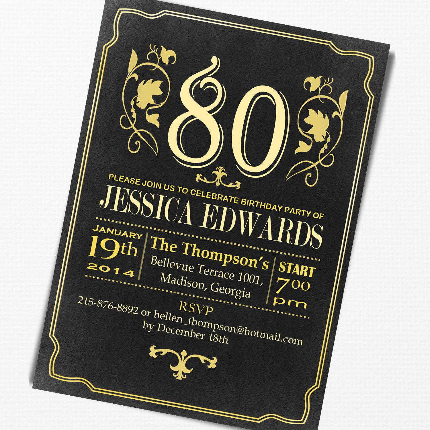 Wallpaper #3GjsFZMBSpphPi3-Pwnw97 25 Best Ideas 80th Birthday Invitation Wording Home Family Style