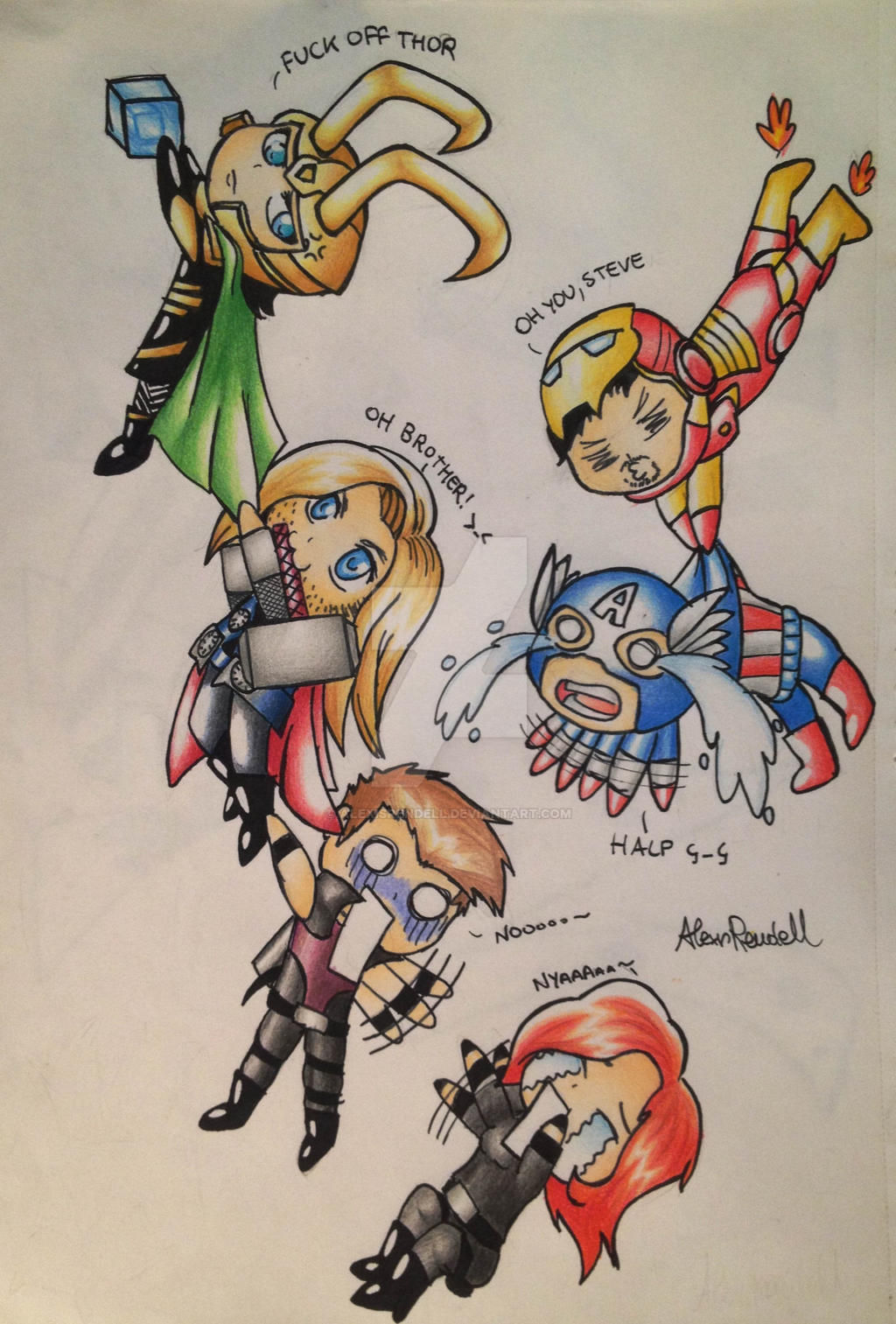 Wallpaper #r2jGFpMBSpphPi3-KwzW46 Chibi Avengers by Alexisrendell on Deviantart