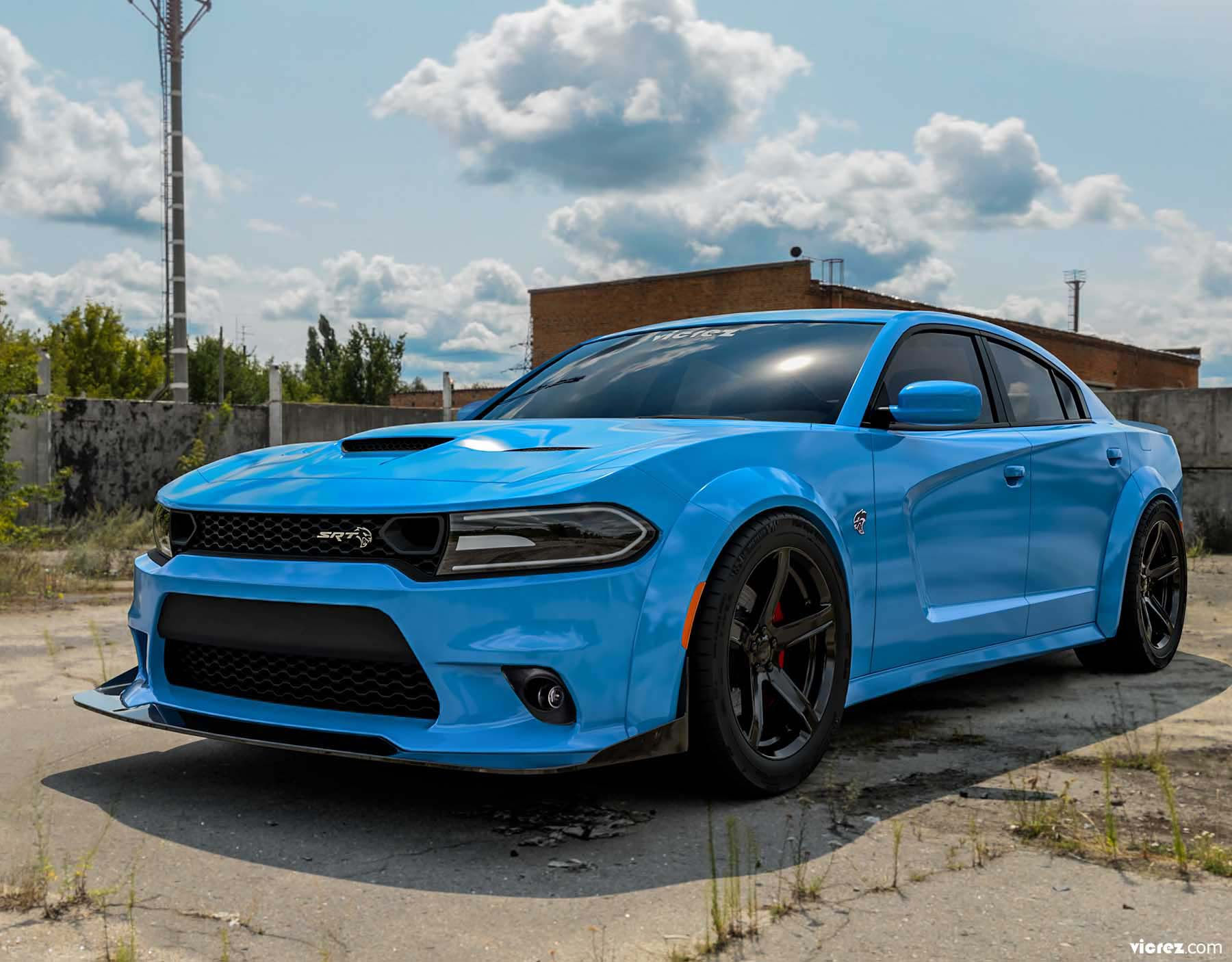 Wallpaper #Lmfr-5IBSpphPi3-fpa881 Vicrez Srt Hellcat Style Front Bumper Vz101820 Dodge Charger 2015 2023