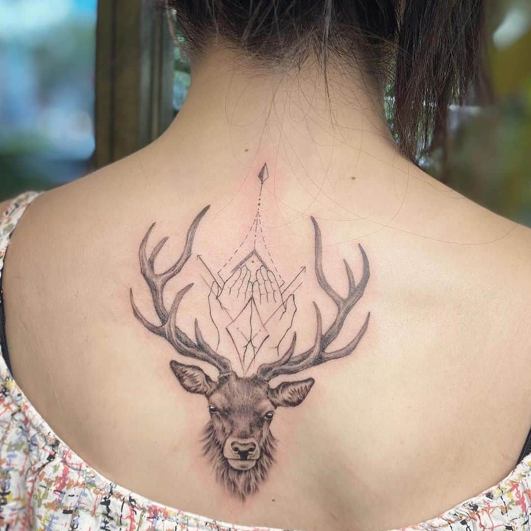 Wallpaper #a6073 14 Best Deer in Woods Tattoo Designs Petpress