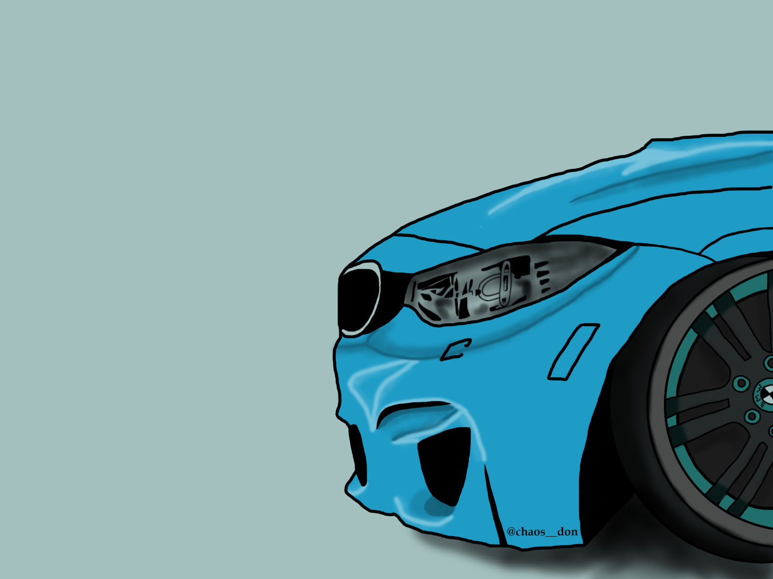 Wallpaper #sH139I4Bnwiau_P60g9v12 Digital Drawing BMW M4 by Elhina Brenoli on Dribbble