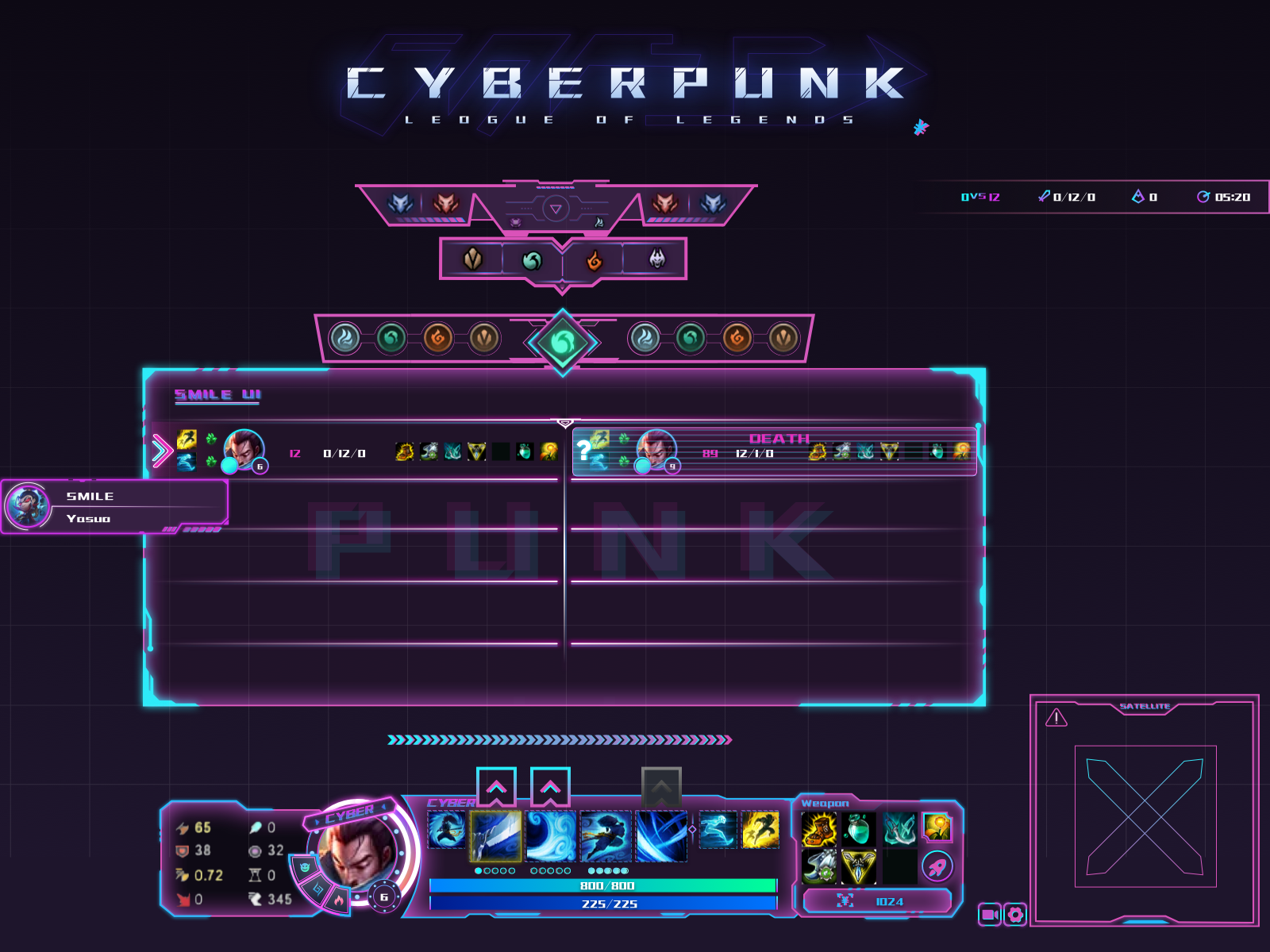 Wallpaper #UBmlBI8BtGB6xQ788k-839 League of Legends Cyberpunk Ui by Pang Jinming on Dribbble