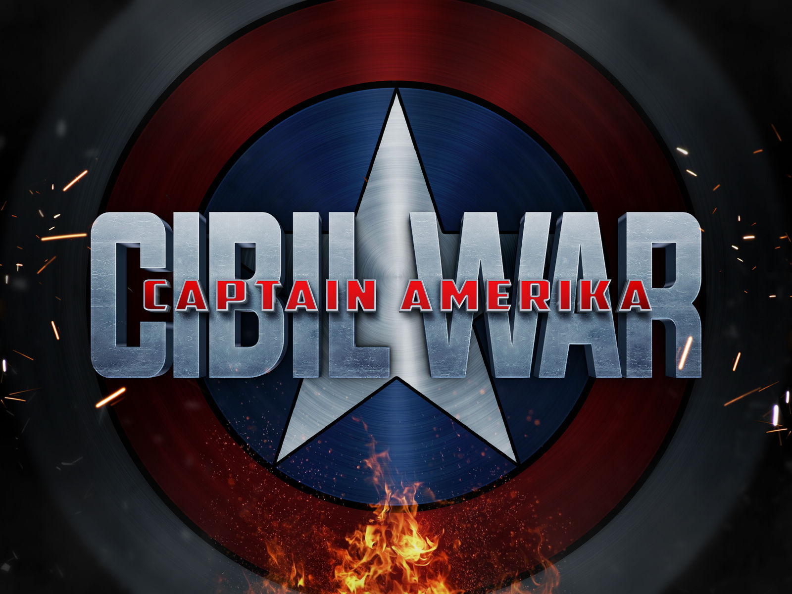 Wallpaper #OgBW7I4BSdW8dNouTxTF44 Captain America Text Effect by Hyperpix on Dribbble