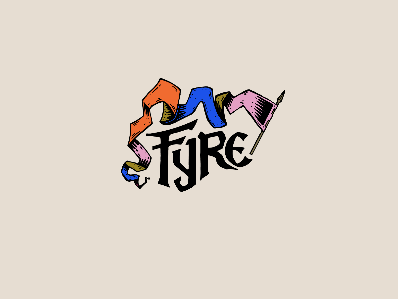 Wallpaper #RTHgNZMB5zzyi_yYklgh450 Fyre Medieval Hot Sauce Logo by Andrew Gray on Dribbble