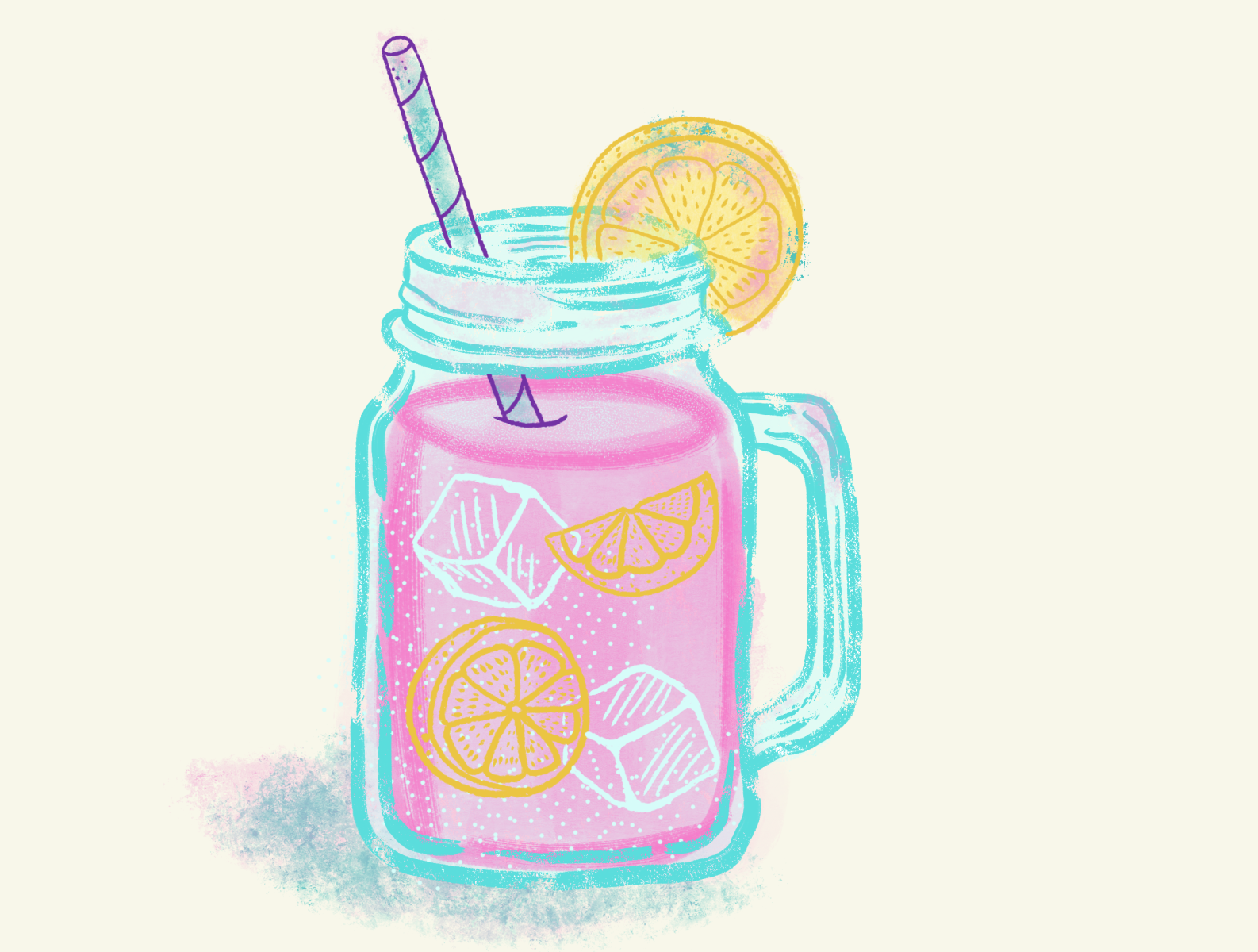 Wallpaper #GGfpAZMBSpphPi3-Wa1b287 Pink Lemonade by Ioana Munteanu on Dribbble