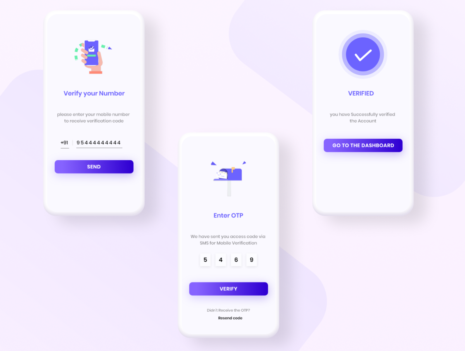 Wallpaper #ZGef9JIBSpphPi3-Vnsf83 Mobile Verification Uiux by Siraj Dhanani on Dribbble