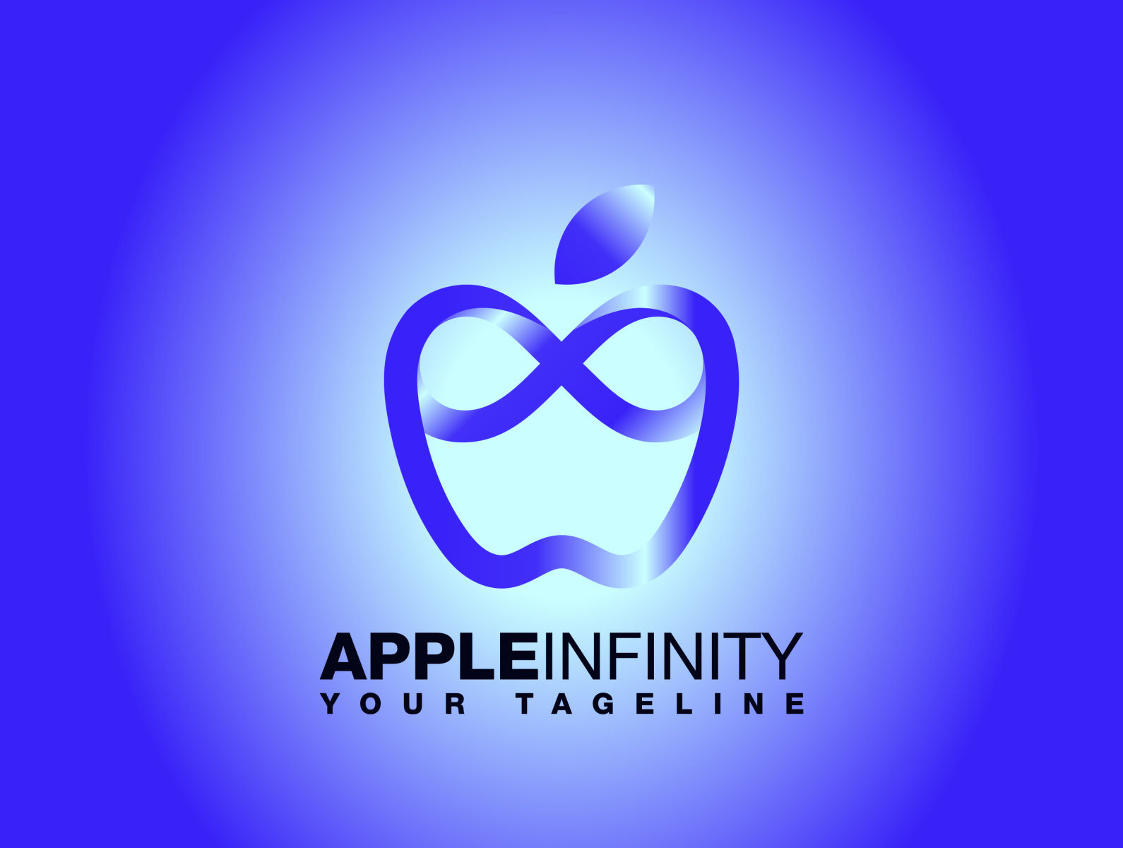 Wallpaper #SANbY5MBpyOg8YnEx9WH64 Infinity Apple Logo Design by Logopeak on Dribbble