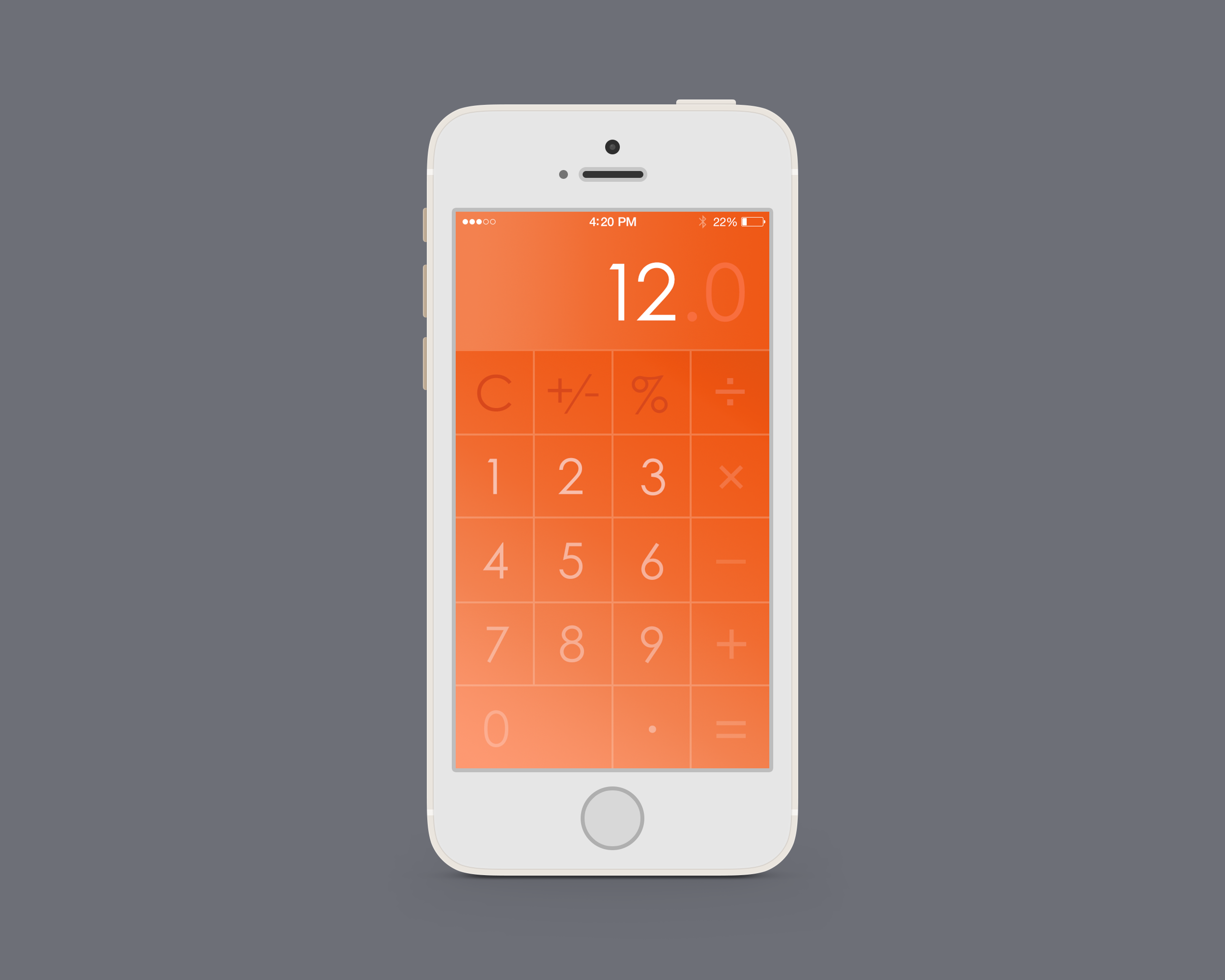 Wallpaper #XmepBpMBSpphPi3-QcIQ162 Ios7 Calculator Concept by Danielle Chandler on Dribbble