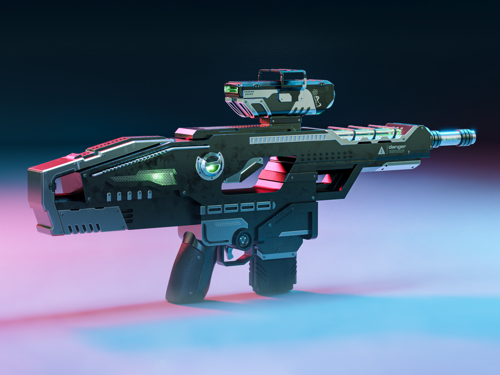 Wallpaper #mGeS8JIBSpphPi3-gWfO31 Weapon Cyberpunk by Big Pitcher on Dribbble