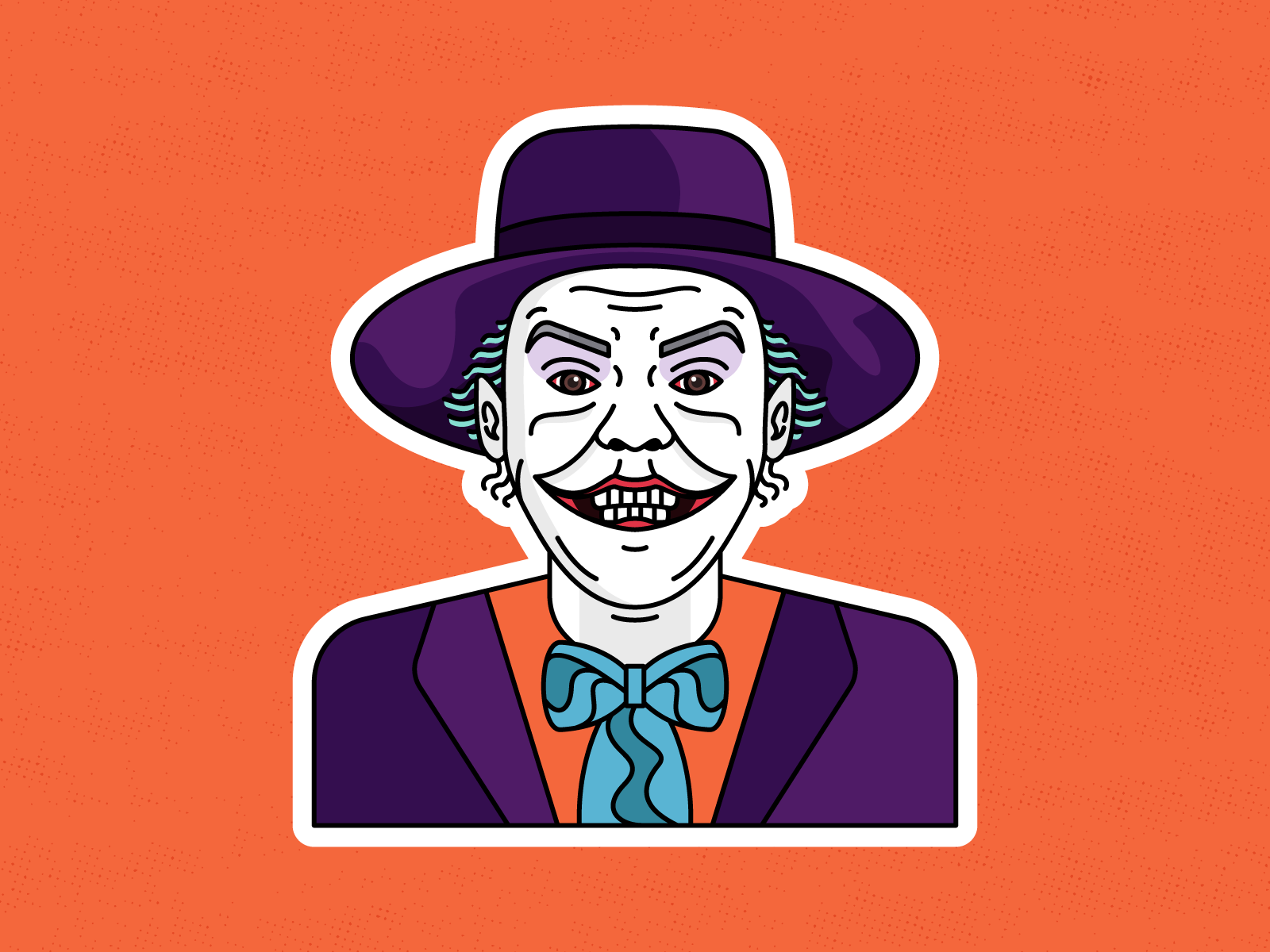 Wallpaper #ZXJ4MpMBX2lk1u3opFqr124 Joker Jack Nicholson by Natalie Mkrtumian on Dribbble