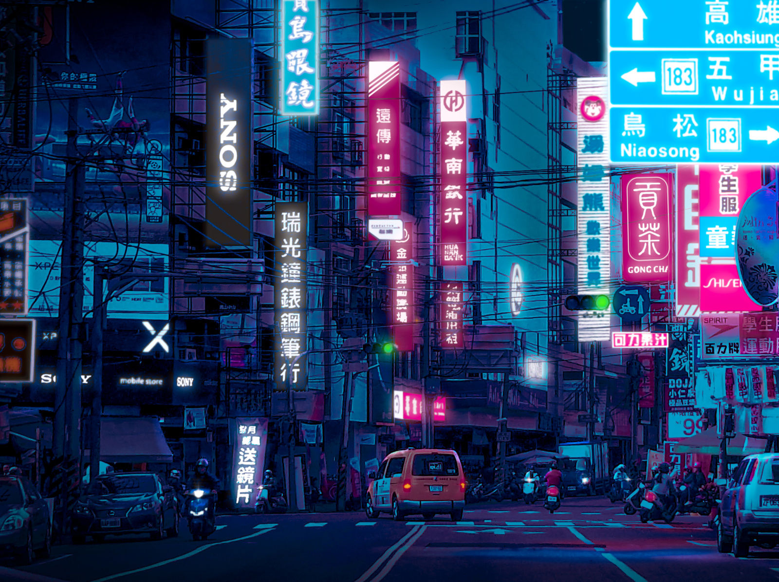 Wallpaper #3mdcE5MBSpphPi3-X_-p306 Cyberpunk Background by Abderrahman on Dribbble
