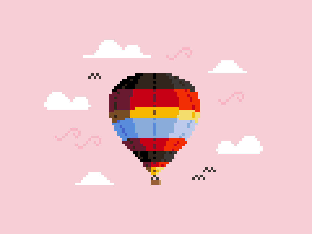 Wallpaper #a0D6MJMBJhL2WPbaiMSr189 Hot Air Balloon by Talia Blanton on Dribbble