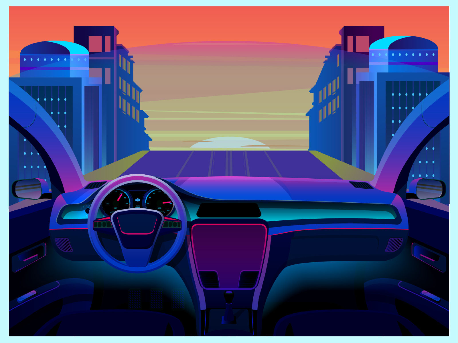 Wallpaper #kWidIpMBSpphPi3-uDN495 Car Front Side View by Tusi Das on Dribbble
