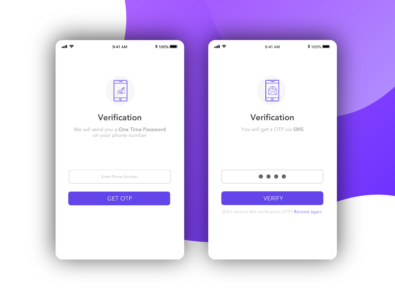 Wallpaper #ZGef9JIBSpphPi3-Vnsf76 Otp Verification Screen by Anjali on Dribbble