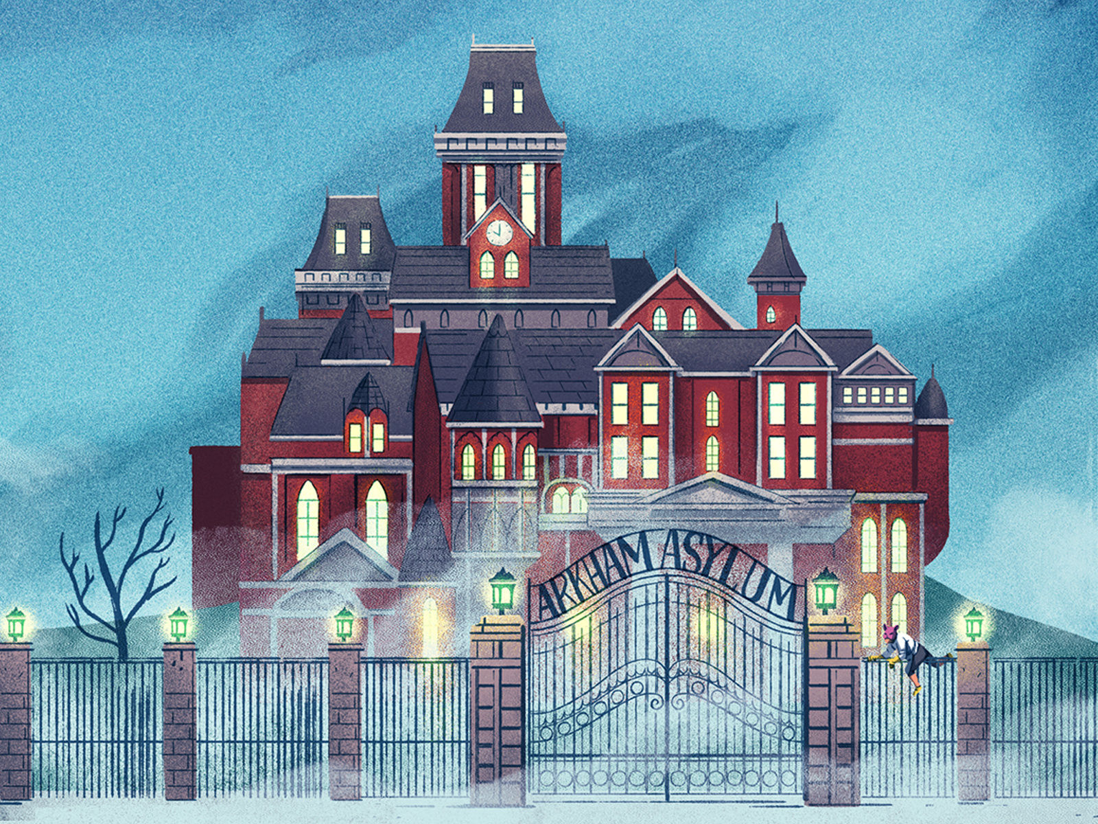 Wallpaper #vWjPFJMBSpphPi3-VQXz95 Arkham Asylum by Muti on Dribbble