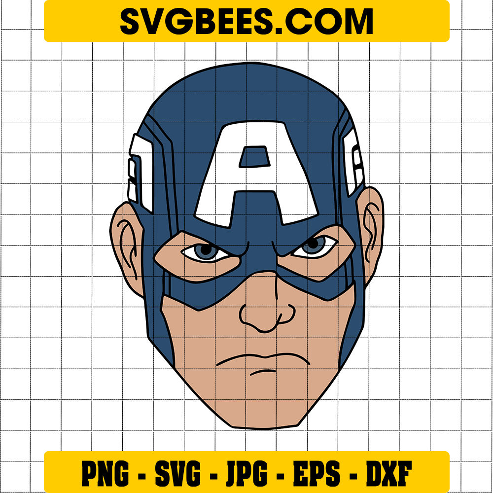 Wallpaper #57jf25IBJvJKYCmE1fhf243 Captain America Face Svg by Svgbees Svg Files for Cricut Get Premium