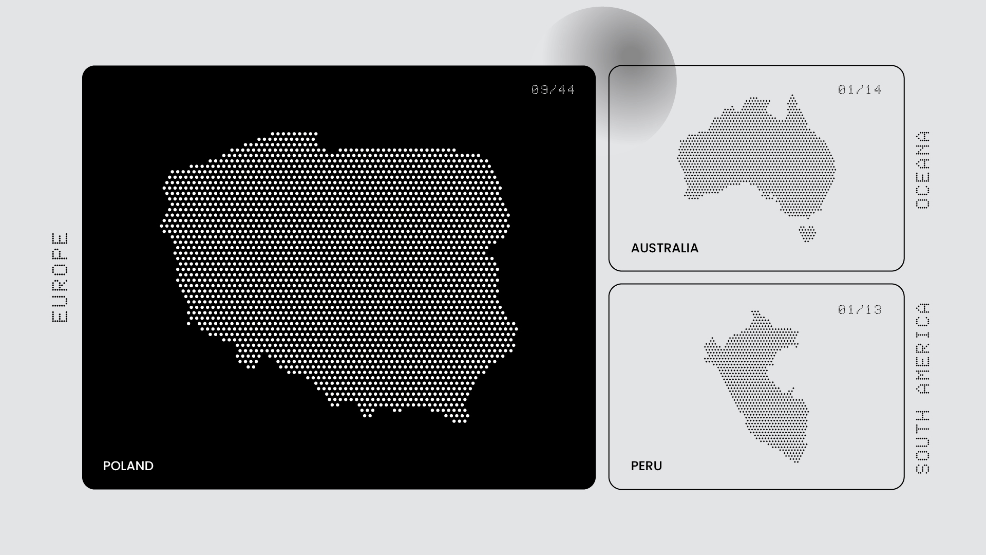 Wallpaper #VWe48JIBSpphPi3-1Gjy25 Dotworld Dot Maps for All 195 Countries by Jabir J3 on Dribbble