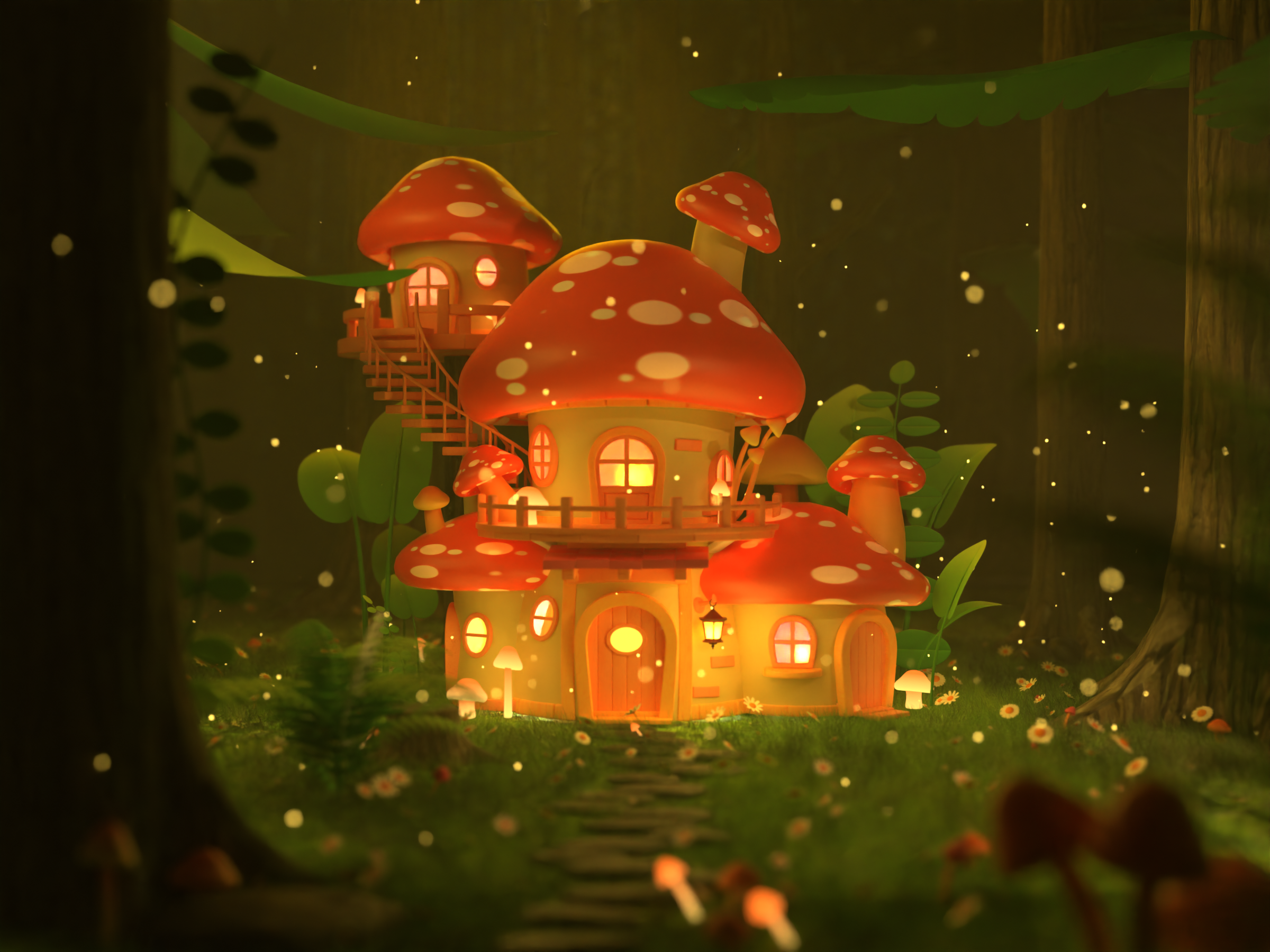 Wallpaper #r2fTEJMBSpphPi3-HPTq47 Secret Forest by Alisha on Dribbble