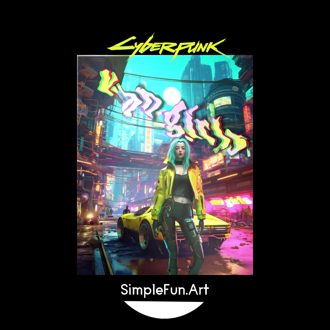Wallpaper #5wOPYpMBpyOg8YnEjNLJ3 Cyberpunk 2077 Fanart Poster Collection Advertising by Mariusprodesign
