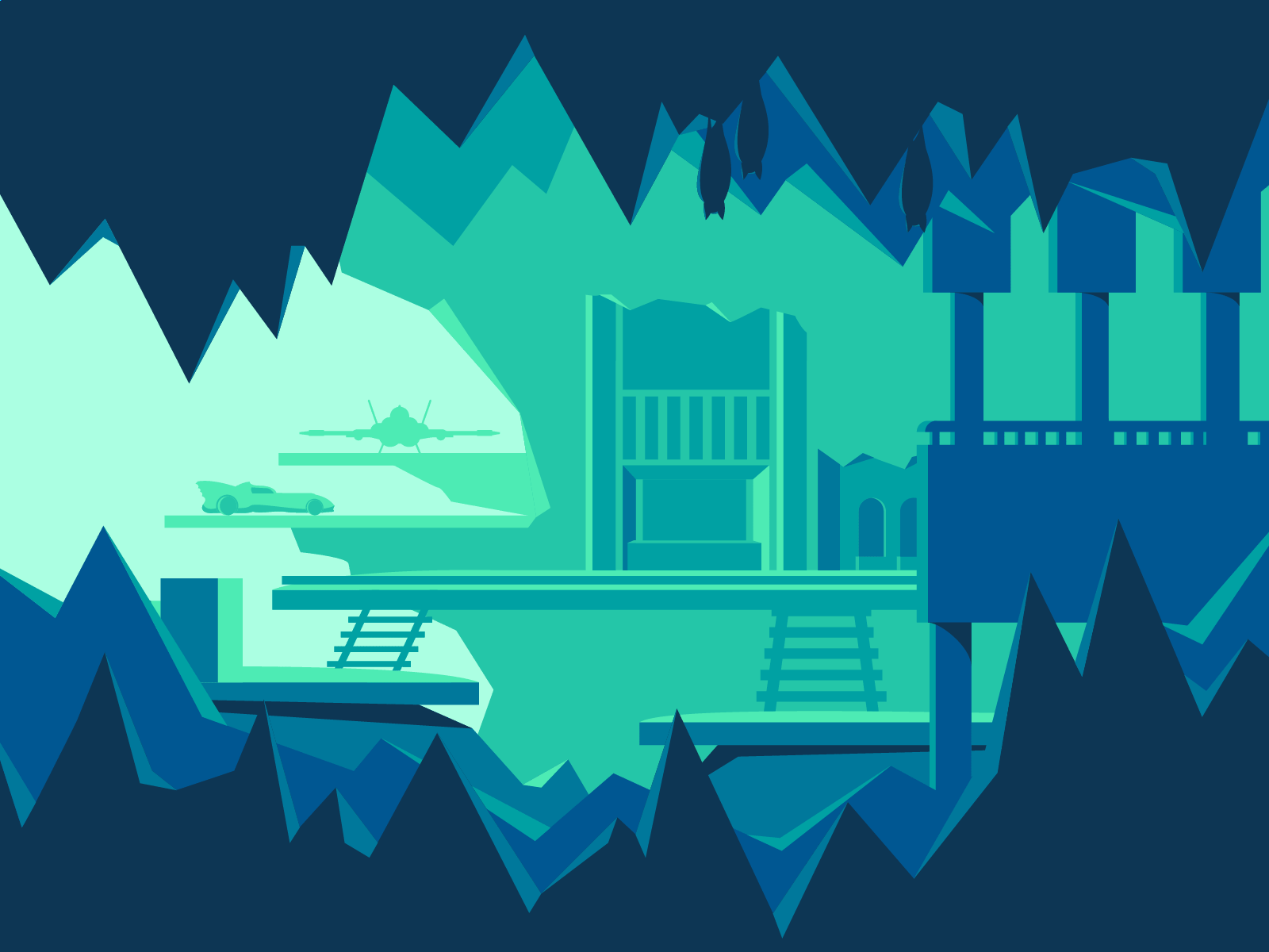 Wallpaper #3GicIZMBSpphPi3-nTDR432 Batcave by Kyle Floyd on Dribbble