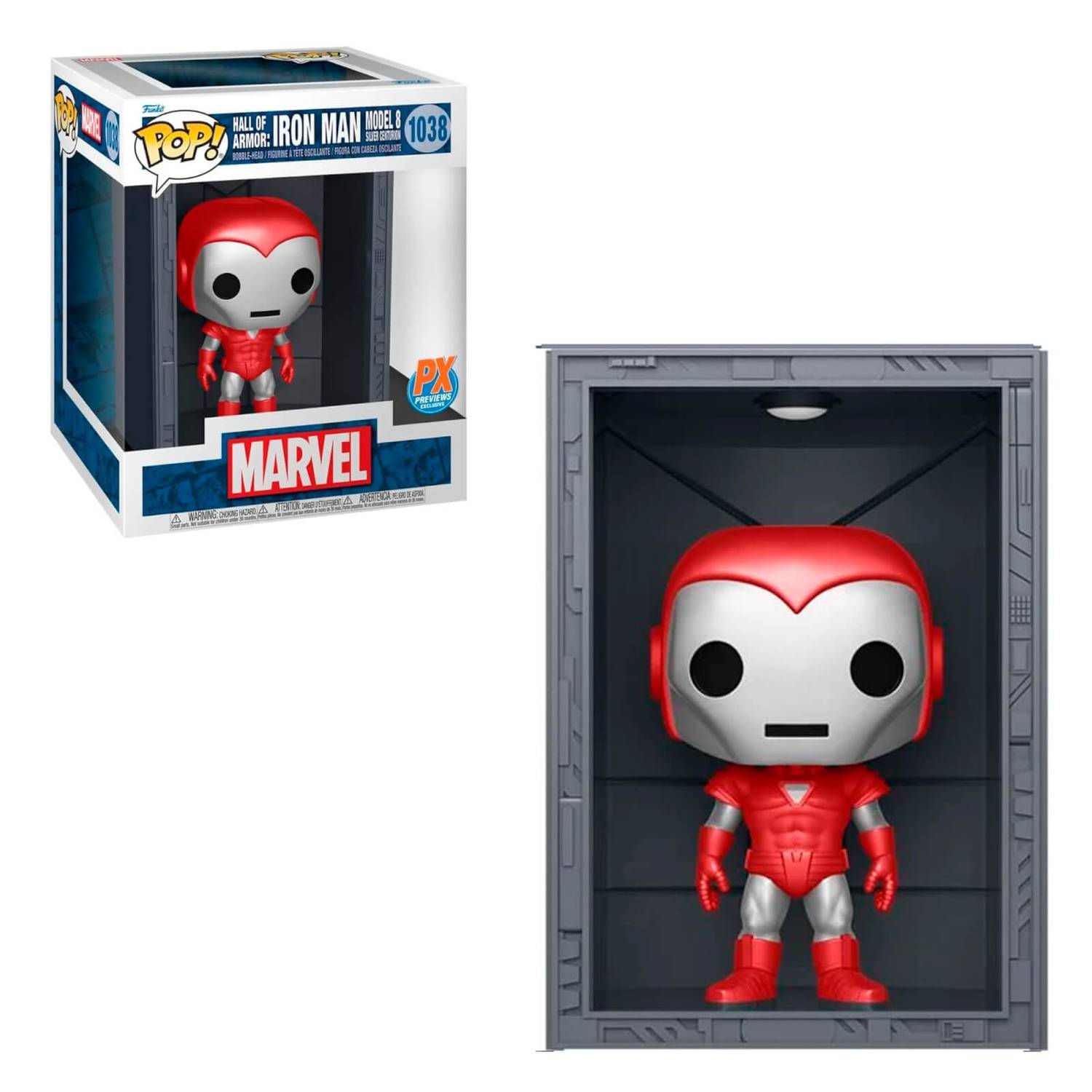 Wallpaper #1qVvOJMBVBiSkHCapo0678 Funko Pop Marvel Deluxe Iron Man Hall of Armor Model 8 Silver