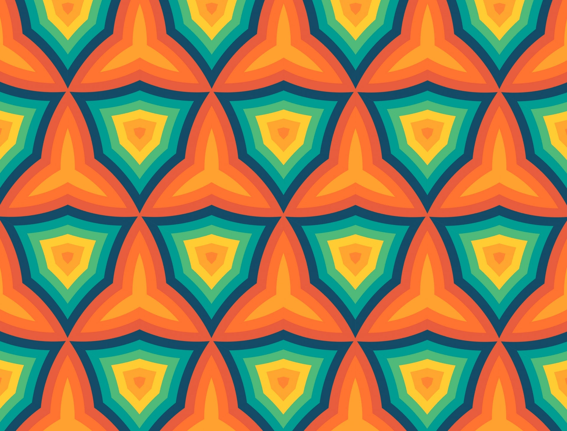 Wallpaper #9f5a4 Premium Vector Retro Seamless Background Pattern