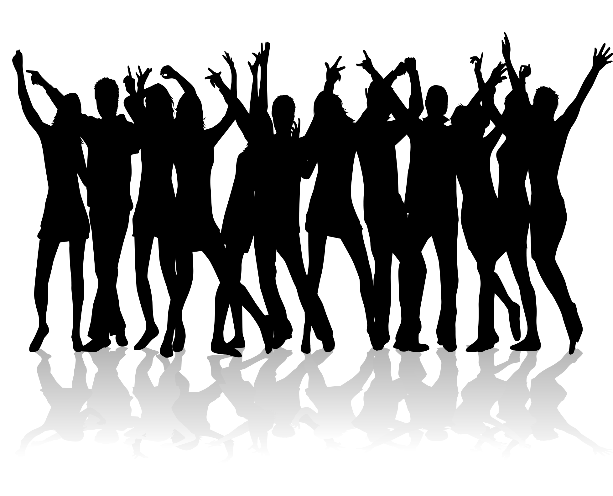 Wallpaper #3u9SS5MBMN-XEVvV5jqo316 Dancing Silhouette Figures Vector Cartoon Hand Painted Png Images and