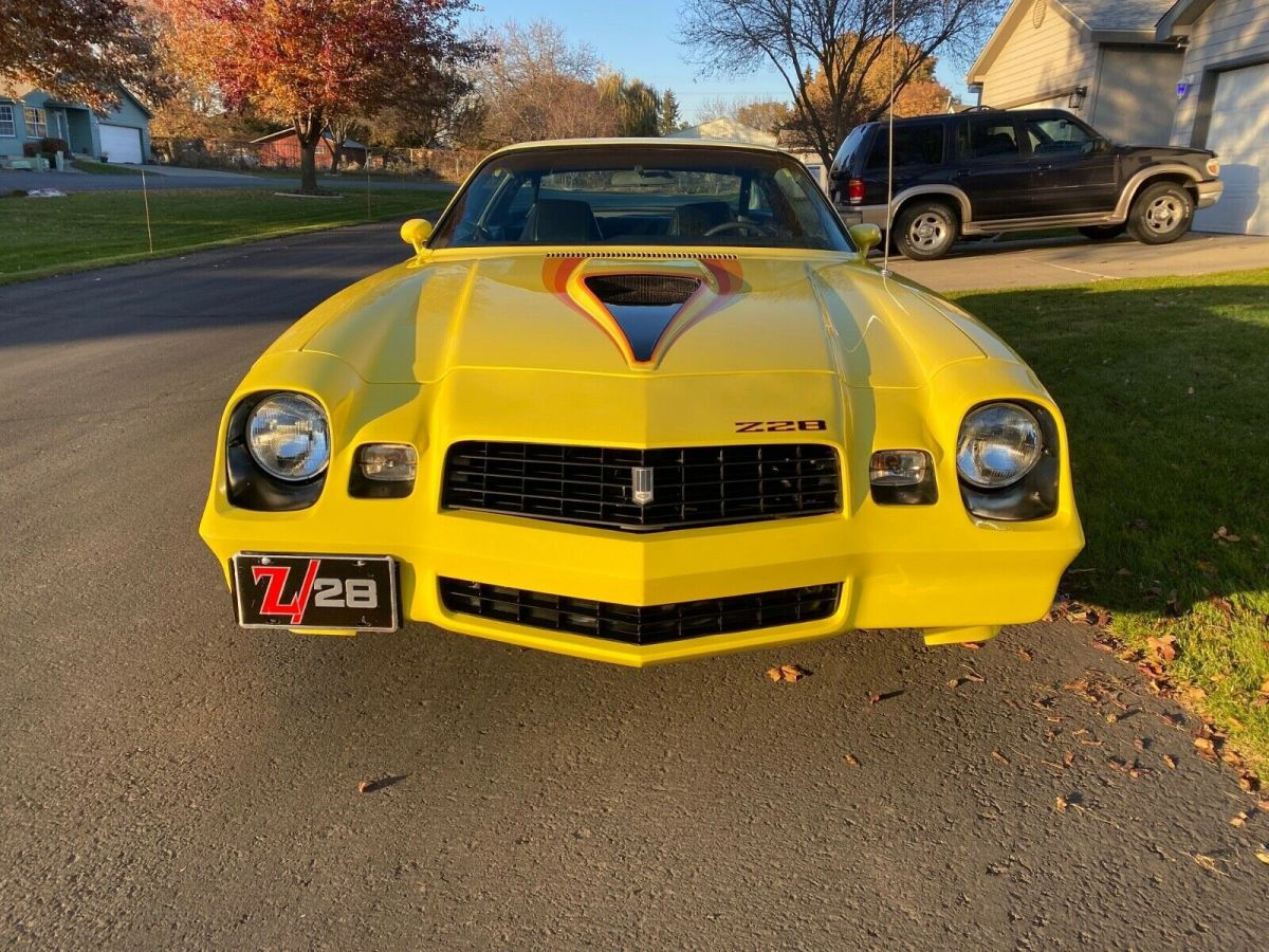 Wallpaper #m2fdD5MBSpphPi3-AvDd51 1979 Chevy Camaro Z28 Rare Bright Yellow 4 Speed No Reserve No Rust