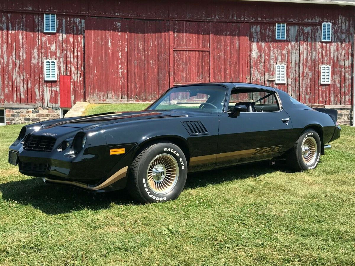 Wallpaper #GmfDBZMBSpphPi3-yr5s36 1979 Camaro Z 28 Black Gold 37k Original Miles 4 Speed T Tops Build