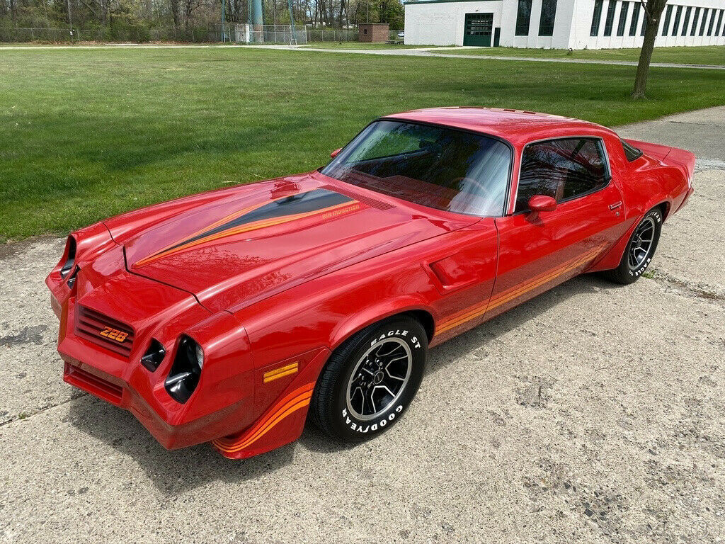 Wallpaper #GmfDBZMBSpphPi3-yr5s263 1980 Chevrolet Camaro Z28 350 Cid 4 Speed Red on Red Documented Low
