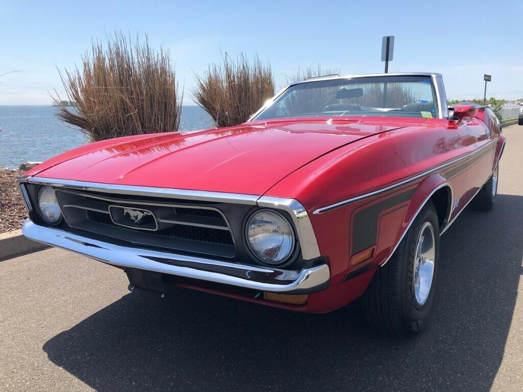 Wallpaper #gz9aPJMBLiIJ4c9OqZF5133 1972 Ford Mustang Convertible Red 302ci V8 Auto Restored