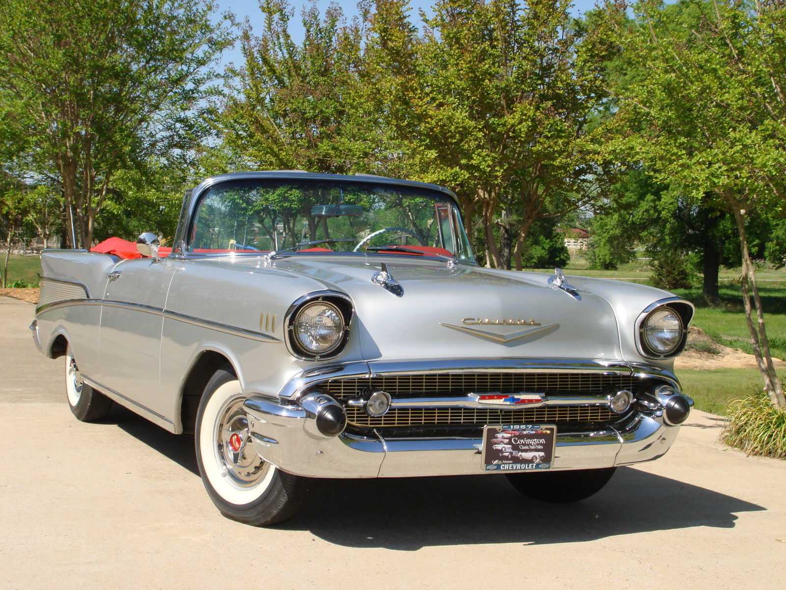 Wallpaper #KywmSZMB0E1QgA7wkvJ-336 1957 Chevrolet Bel Air Base Convertible 2 Door 46l Classic Chevrolet