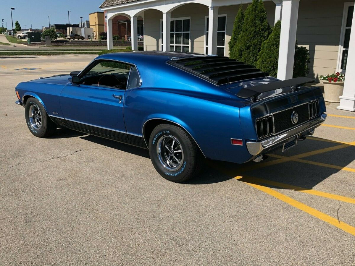 Wallpaper #S3TZ0Y4B_8f4nGFaw3Wd22 1970 Mustang Mach 1 Blue 351 C 4v Shaker at Vintage Air Restored