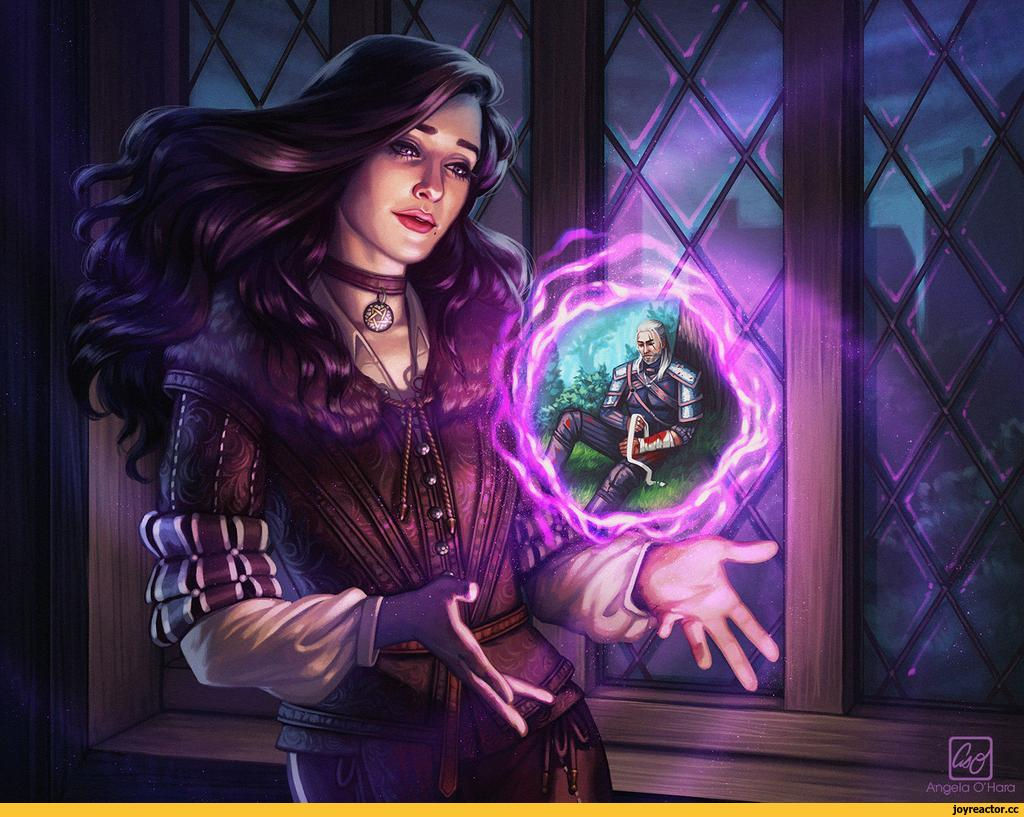 Wallpaper #efFtQ5MBLX2DcmSNLoVg348 Iennifer Yennefer Geralt Iz Rivii Witcher Personazi the