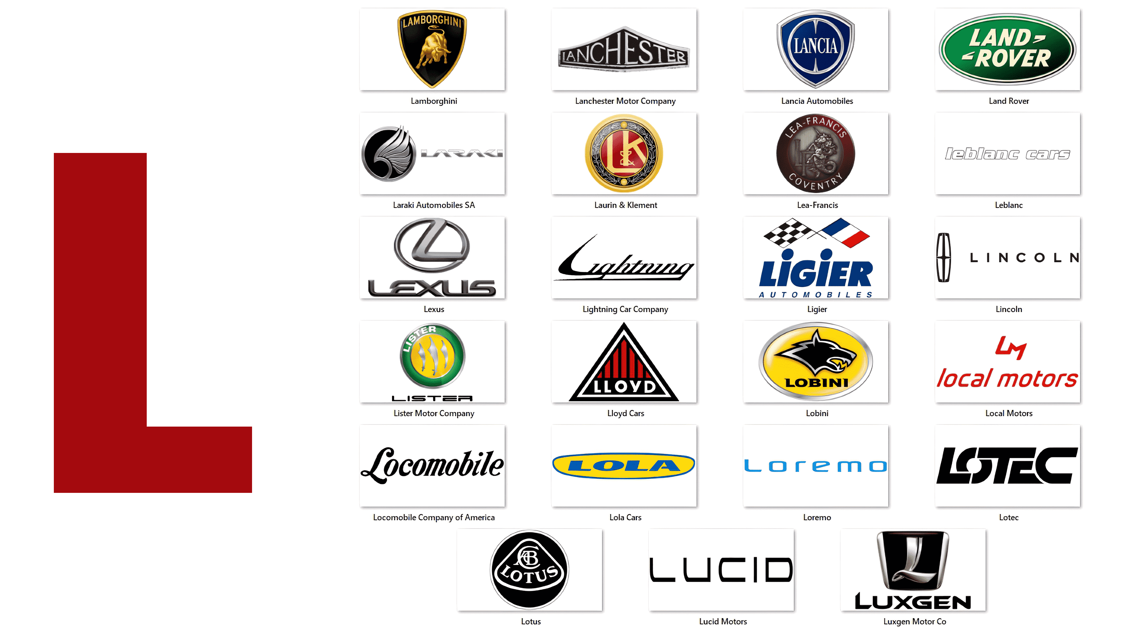 Wallpaper #nRmaJY8BtGB6xQ78v4aZ44 Car Brands List a Z