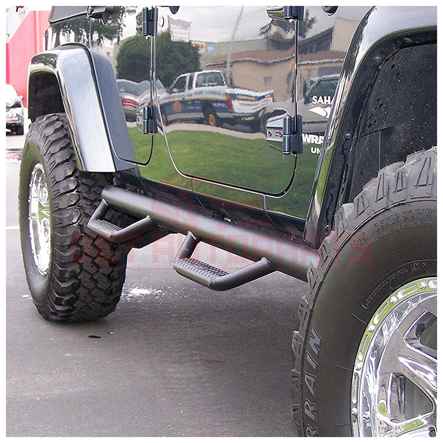 Wallpaper #4664c Mopar Factory Sahara Side Steps for 18 Up Jeep Wrangler Jl Unlimited