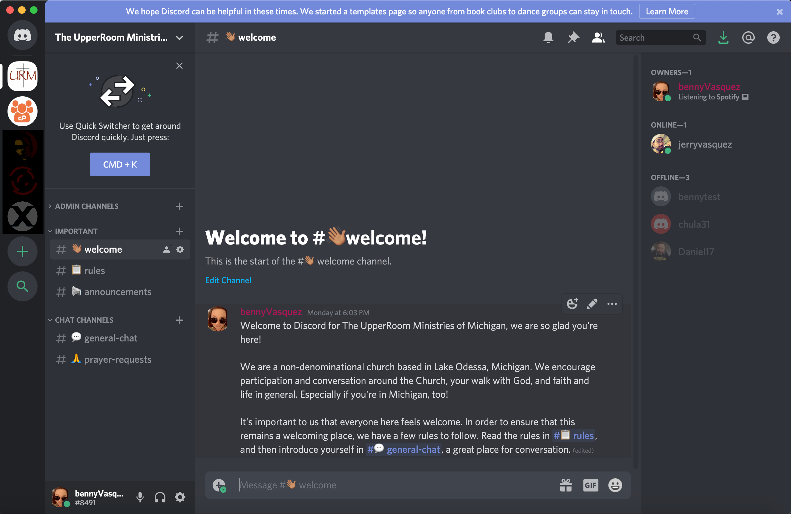 Wallpaper #v2igGJMBSpphPi3-6ROs74 Discord Server Channel Templates