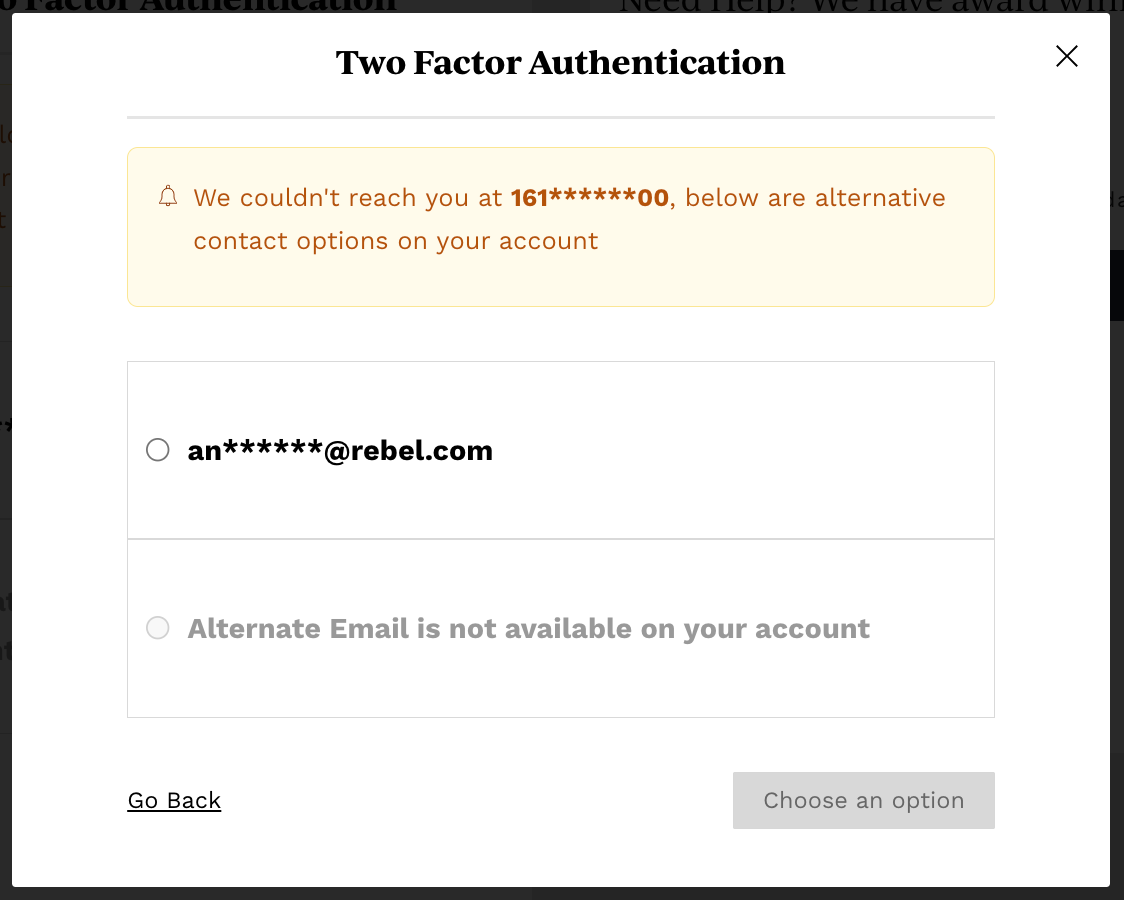 Wallpaper #vbmq3ZIBJvJKYCmEdwEe84 How Do I Bypass the Phone Option to Request a 2fa Code via eMail