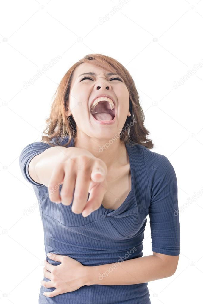 Wallpaper #LJz34JIBZHQxiYararks165 Woman Pointing and Laughing at You Stock Photo by Elwynn 55462441