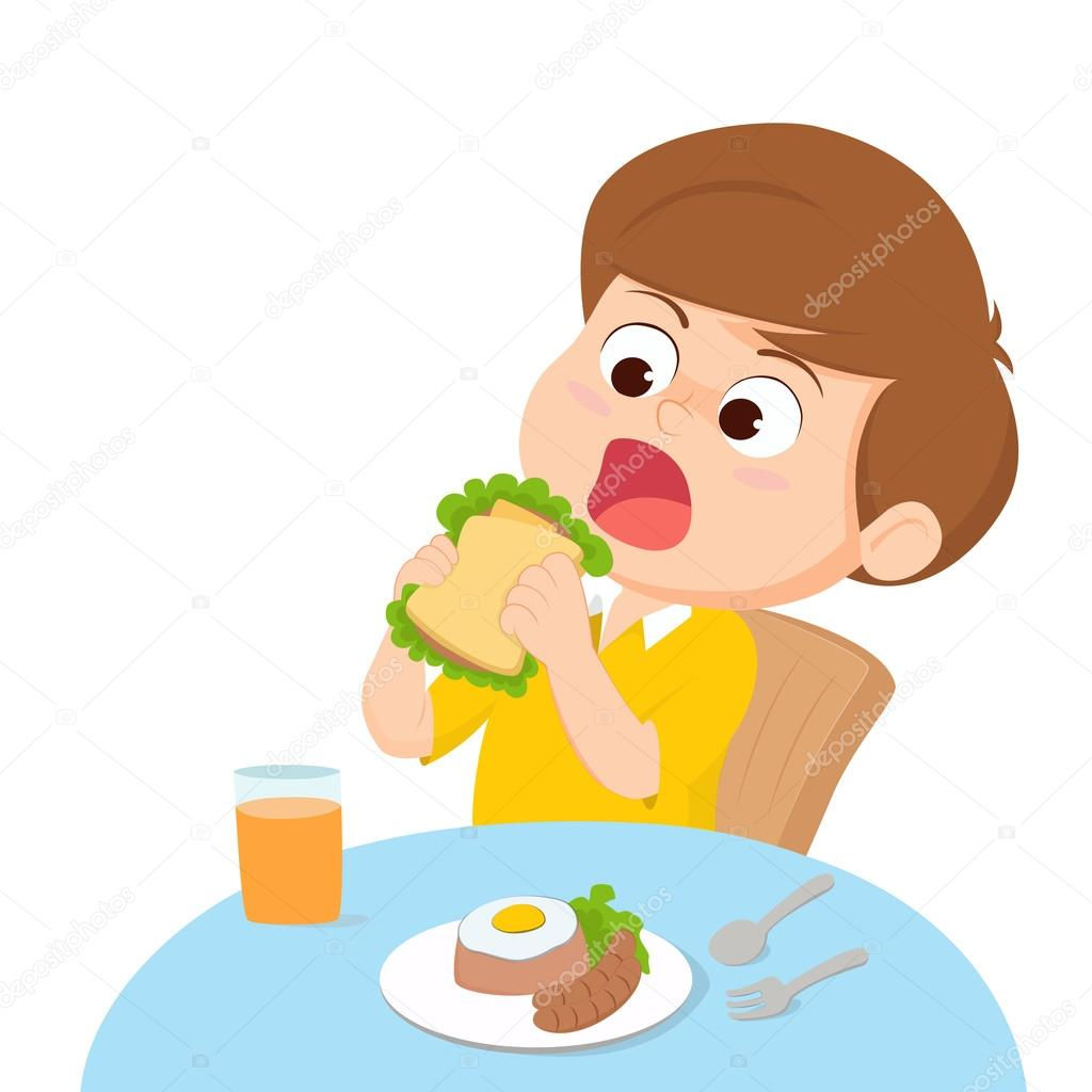 Wallpaper #SBl-HI8BtGB6xQ78AnUk51 Dibujos Animados Ninos Comiendo Archivo Imagenes Vectoriales